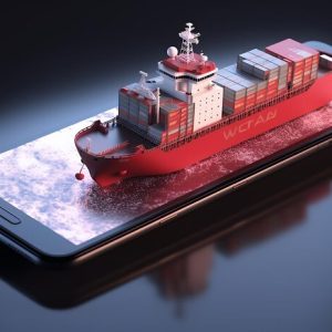 red-cargo-ship-sailing-smartphone-screen-with-dark-background-representing-global-shipping-technology_1387169-1459
